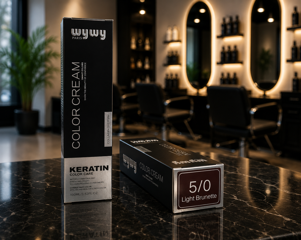 Coloration capillaire light brunette